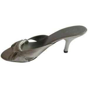 *Nine West Silver Metallic ROUSSY Slip-on Sandal